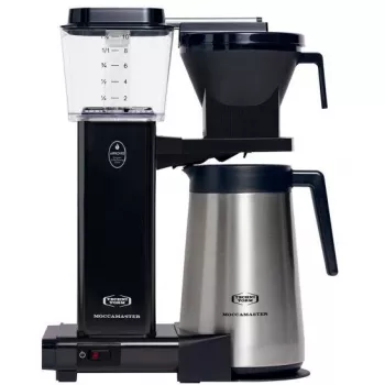 Lašelinio kavos aparatas MOCCAMASTER KBGT 741 — 1,25 L (10 puodelių), 1520 W, plienas, išimamas vandens bakelis
