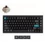 Mechaninė 75% klaviatūra Keychron Q1 Ultra 8K — USB + RF belaidis + Bluetooth, RGB, juoda