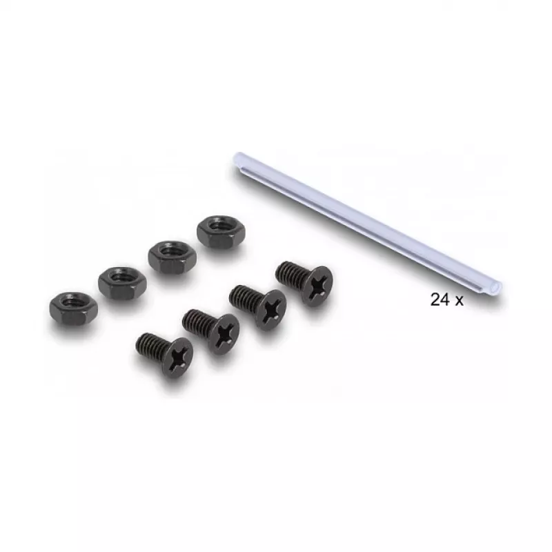 DeLOCK šviesolaidinių splaisų kasetė 24 skaiduloms balta pilka plastikinė 179x100x9mm