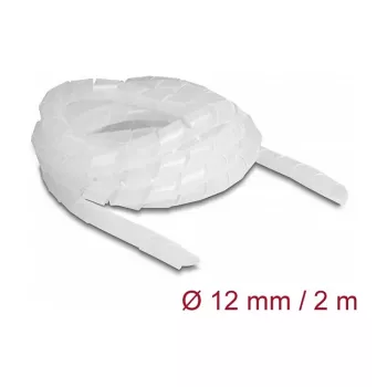 DeLOCK Spiralinė žarna lanksti 2 m x 12 mm skaidri polietilenas -40 iki 80 °C