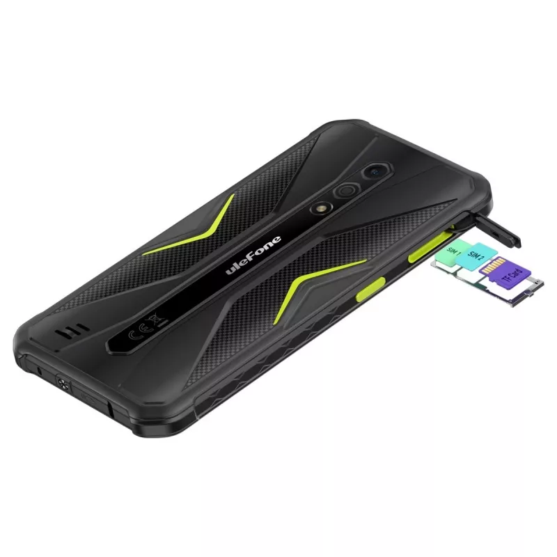 Ulefone Armor X12 Pro 4/64GB Juoda/Žalia be įkroviklio