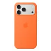Apple iPhone 17 Pro Max Silikoninis Dėklas su MagSafe Oranžinis