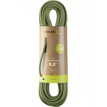 Virvė vienvietė laipiojimui EDELRID Dry Hummingbird 9,2 mm 70 m Night Citrus