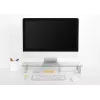 GEMBIRD MS-TABLE-GM-01 stiklinis monitoriaus stovas, juodas, 580×210×90 mm