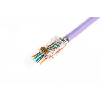 RJ45 kištukas Digitus X-ML-6U-EZ skaidrus vyriškas 100 vnt.