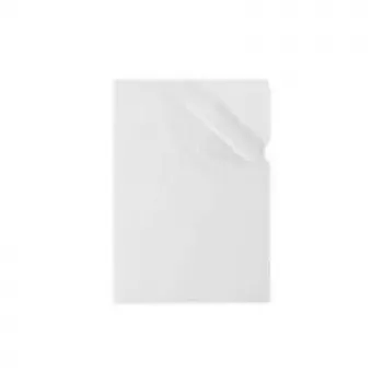 ELBA perforuoti kišeniniai aplankai A4, PVC, 0,15 mm, bespalviai, atviras viršus ir šonas (680915)