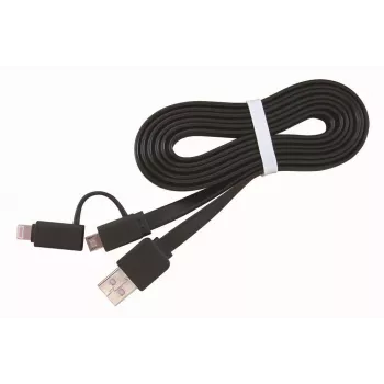 USB kabelis Gembird CC-USB2-AMLM2-1M, 1 m, USB A – Micro-USB B / Lightning