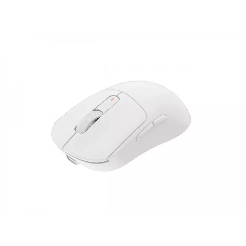 Belaidė pelė Fury Tanto T4 – 12000 DPI, balta, programuojami mygtukai, ergonomiška