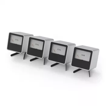 Valdymo ratukas Streacom VU1-Dial Silver USB Type-C – rotacinis valdiklis sistemų ventiliatoriams, RGB ir garsui