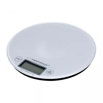 Virtuvinės svarstyklės ESPERANZA EKS003W, 5 kg, 1 g tikslumas, grūdintas stiklas, liečiamas valdymas