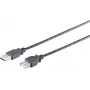 USB kabelis S/CONN 13-24305 USB 2.0 0,3 m Juodas