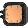 Skysčio aušinimo komplektas DeepCool LQ240 – 240 mm radiatorius, 2×120 mm PWM ventiliatoriai, RGB, žarna 41 cm, aliumininis radiatorius, juodas