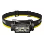 Kaktinė švieslentė Nitecore HC60 UHE su 4000 mAh baterija, 6 LED, atspari vandeniui, smūgiams, juoda/geltona