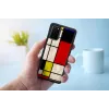 Apsauginis dėklas iKins Samsung Galaxy S20+ – juodas spausdintas dizainas