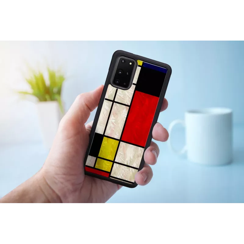 Apsauginis dėklas iKins Samsung Galaxy S20+ – juodas spausdintas dizainas