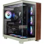 Korpusas Thermaltake View 380 XL WS ARGB, šviesiai žalias/medis, 2x grūdintas stiklas