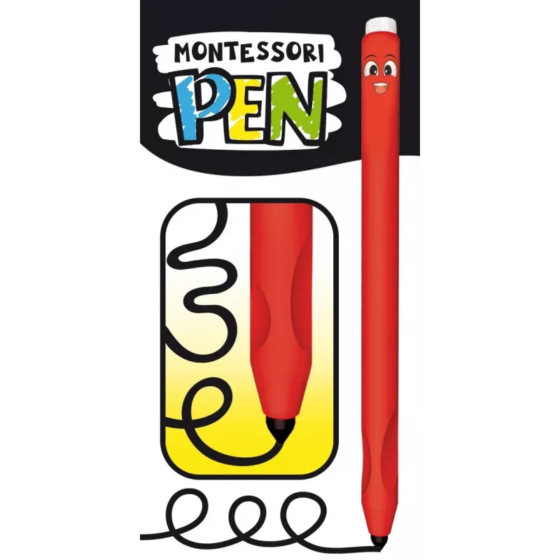 Mokomasis rinkinys Montessori Rašymas mokykla su 18 planšečių