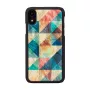 Mobiliojo telefono dėklas iKins iPhone XR — Mosaic Black apsauginis dangtelis