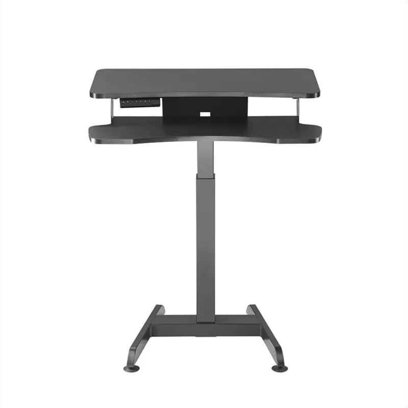 Maclean MC-835 nešiojamas stalas su elektriniu aukščio reguliavimu 72-122 cm, max. 37 kg, valdymo pultas, sėdėjimo-stovėjimo darbo vieta