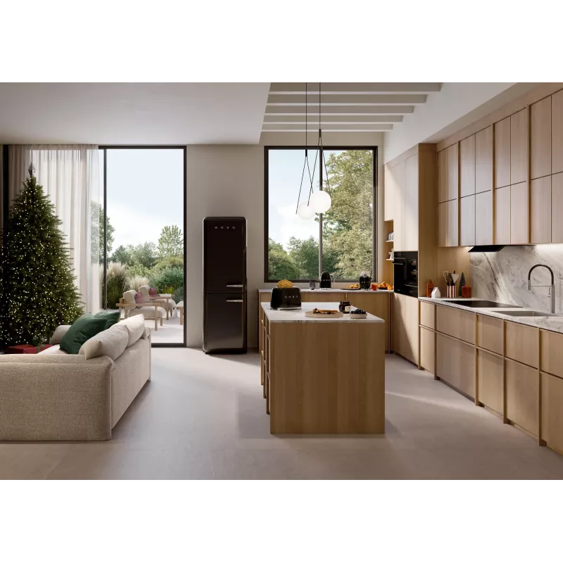 Virdulys Smeg KLF03BLEU Nerūdijantis plienas Plastikas 2400 W Juodas 1.7 L