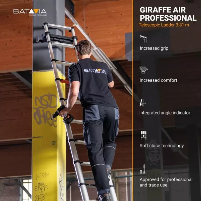 Teleskopinės kopėčios Batavia B.V. Giraffe PRO 3,81 m, modelis 7063670