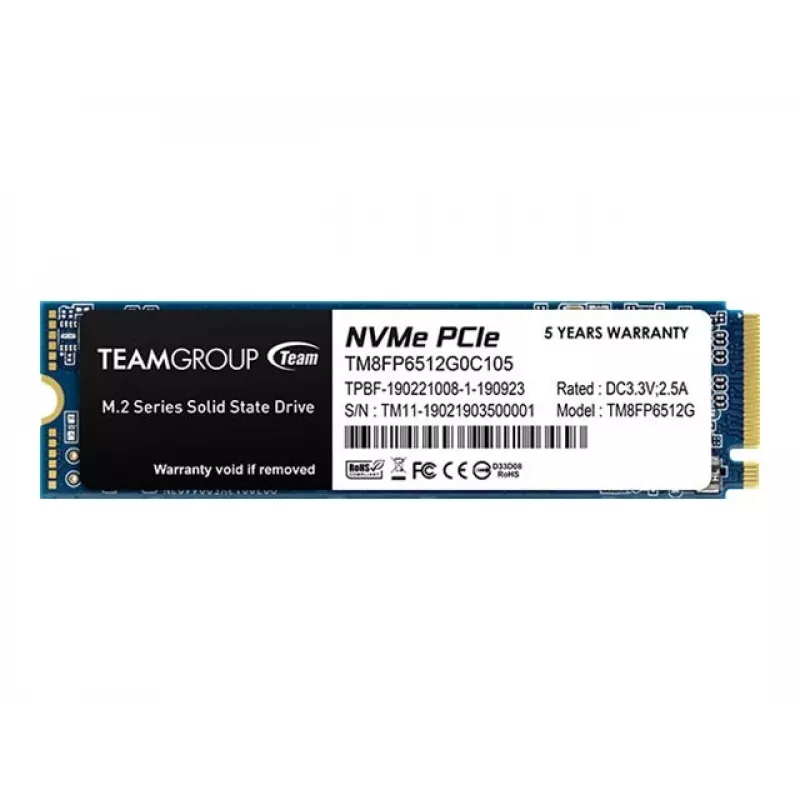SSD diskas Team Group 512 GB M.2 PCI Express 3.0 NVMe MP33
