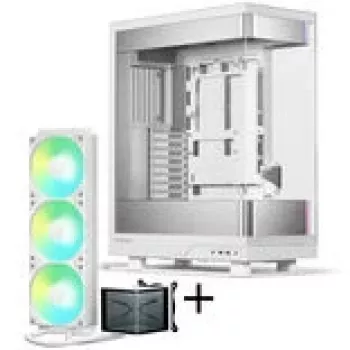 PHANTEKS Evolv X2 + TRYX PANORAMA SE ARGB Pilnas Skysčio Aušinimo Rinkinys - Baltas, 360mm
