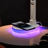 Stalinė lempa Hawk HW-LAMP03 White RGB – reguliuojama LED lempa su RGB apšvietimu