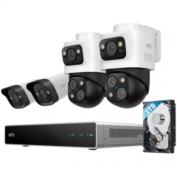 EUFY NVR apsaugos sistema S4 Bullet-PTZ+ Bullet kamera (E8E00323)