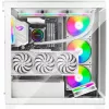 Korpusas XILENCE X818.W.ARGB ATX/micro ATX/Mini-ITX baltas Midi Tower