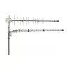 Poynting Antennas LTE/GSM stiebo antena A-LPDA-0092 sidabrinė SMA (M) LoRa Helium 11dbi Yagi/stiebo SMA -Vyriškas 7m kabelis