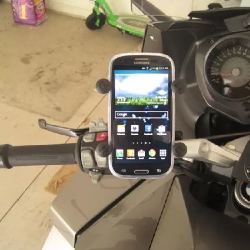 RAM Mounts X-Grip telefono laikiklis su vairo U formos varžtų pagrindu