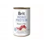 Šlapias šunų ėdalas Brit MONO PROTEIN ėriena su ryžiais 400 g – skardinė, suaugusiems šunims, vieno baltymo, be konservantų