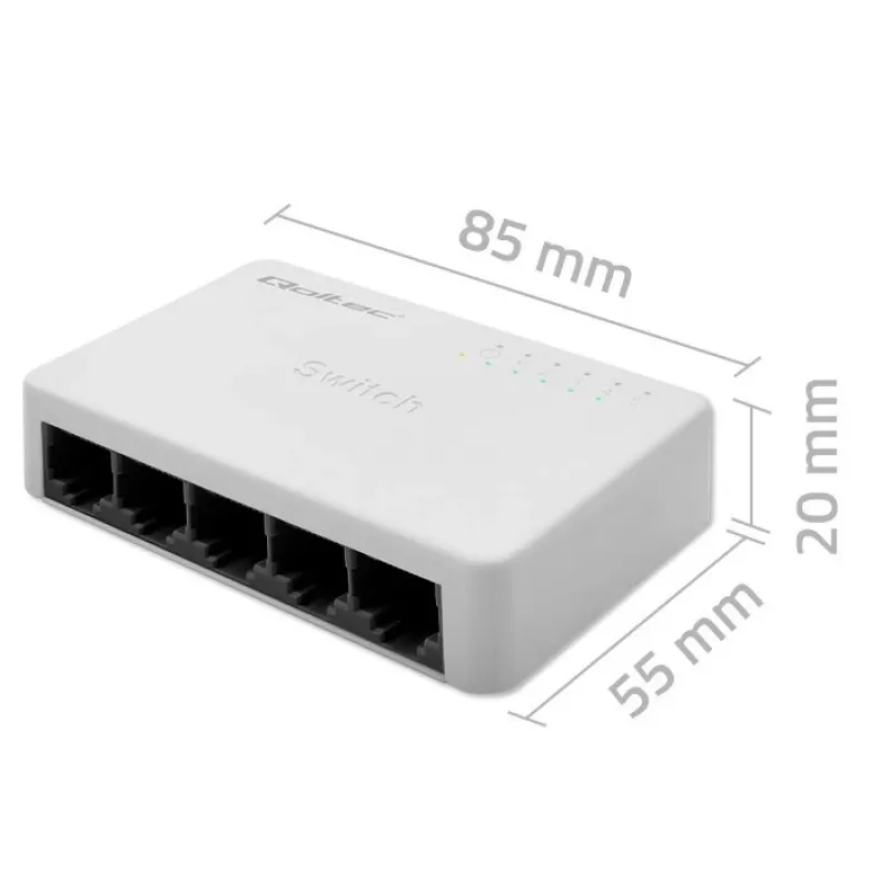 Tinklo jungiklis 5xRJ45 100Mbps LAN