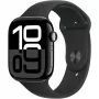 Apple Watch Series 10 aliumininis korpusas GPS + Cellular 46mm Diamond Black Sport Band Black M/L