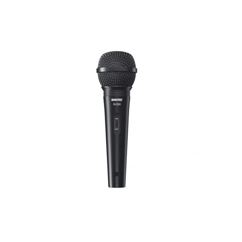 Mikrofonas Shure SV200 juodas karaoke mikrofonas