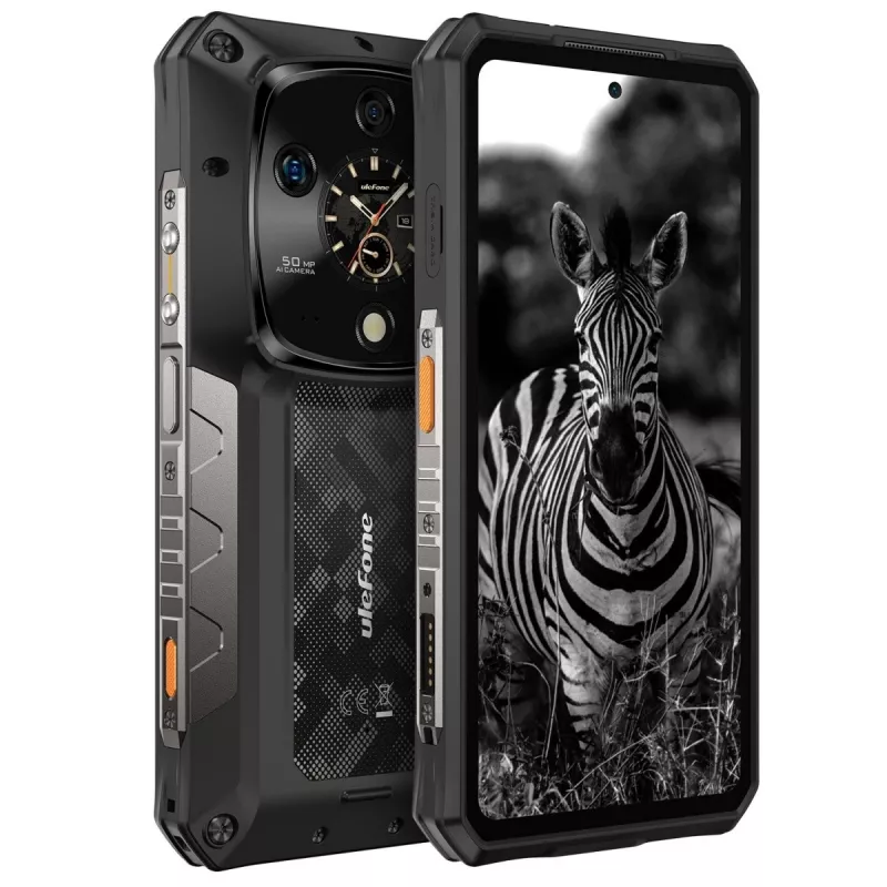 Atsparus išmanusis telefonas UleFone Armor 28 Ultra 5G – 16 GB RAM, 1 TB atminties, juodas