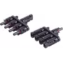 shiverpeaks ®-PV4 T-Adapter rinkinys, 4/1, IP68, 1,5 kV, juodas (BS02-21014)