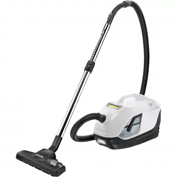 Cilindrinis dulkių siurblys Karcher DS 6 – sausas valymas, 650 W, 2 l talpa, HEPA 13, 10,2 m spindulys, teleskopinis vamzdis