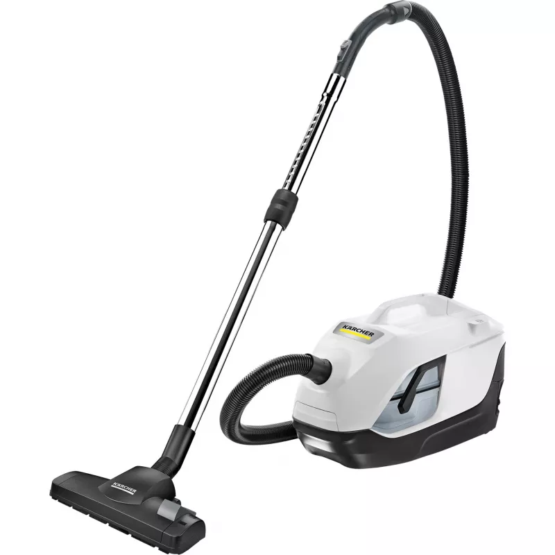 Cilindrinis dulkių siurblys Karcher DS 6 – sausas valymas, 650 W, 2 l talpa, HEPA 13, 10,2 m spindulys, teleskopinis vamzdis