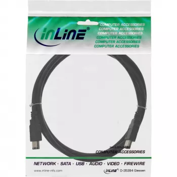 InLine FireWire 400 1394 laidas 6 kontaktų kištukas / 6 kontaktų kištukas 5 m