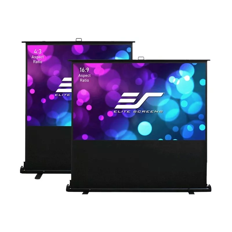 Projekcinis ekranas Elite Screens ezCinema 2 – 107 col. (2,72 m) 16:9, matomas plotis 2,37 m, aukštis 133,6 cm, baltas/juodas