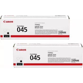 Kasetė su toneriu, Canon 045 originali dviguba pakuotė, juoda (OP1242C002DP)