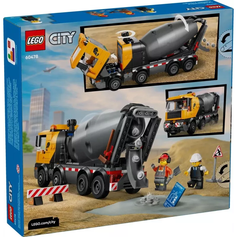 LEGO CITY 60478 Betono maišyklė
