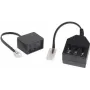 Telefono kabelis ShiverPeaks BS71017-2 0,2 m Juodas