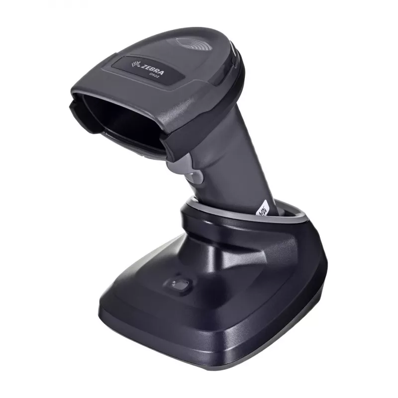 Nešiojamas brūkšninių kodų skaitytuvas Zebra DS2278 – 1D/2D LED skaitytuvas, Bluetooth ir USB, Li‑Ion 2400 mAh, IP42, 214 g