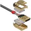 Lindy 10 m DisplayPort 1.2 laidas, Gold Line