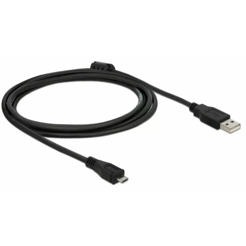 USB kabelis DeLOCK 82335 USB 2.0 2 m USB A – Micro-USB B juodas
