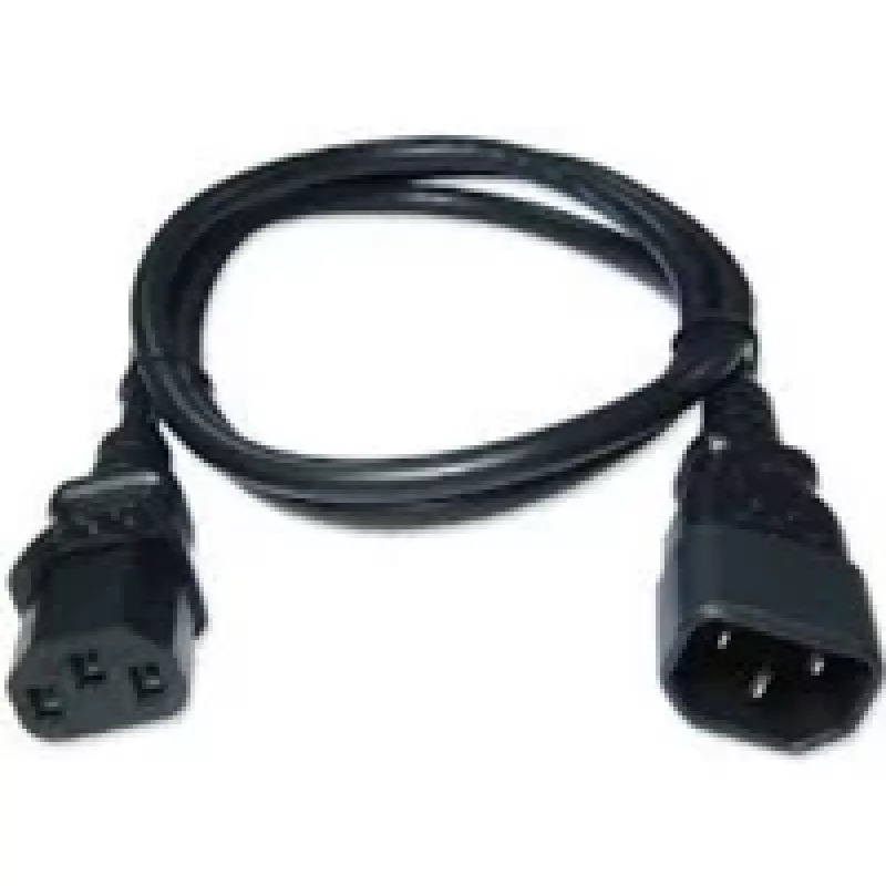 Zebra CS-CAB-IEC-L maitinimo laidas, juodas, 1 m, C13 kištukas, C14 lizdas