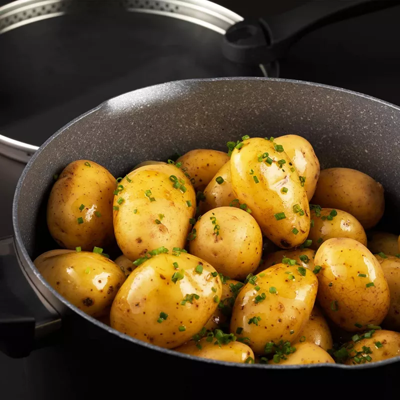 Puodų rinkinys Russell Hobbs RH01840EU7 – 4 dalių sukraunamas metalinis marmurinis